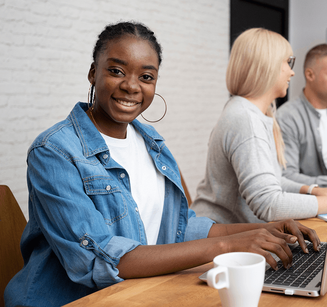 Happy travelers enjoying a trip