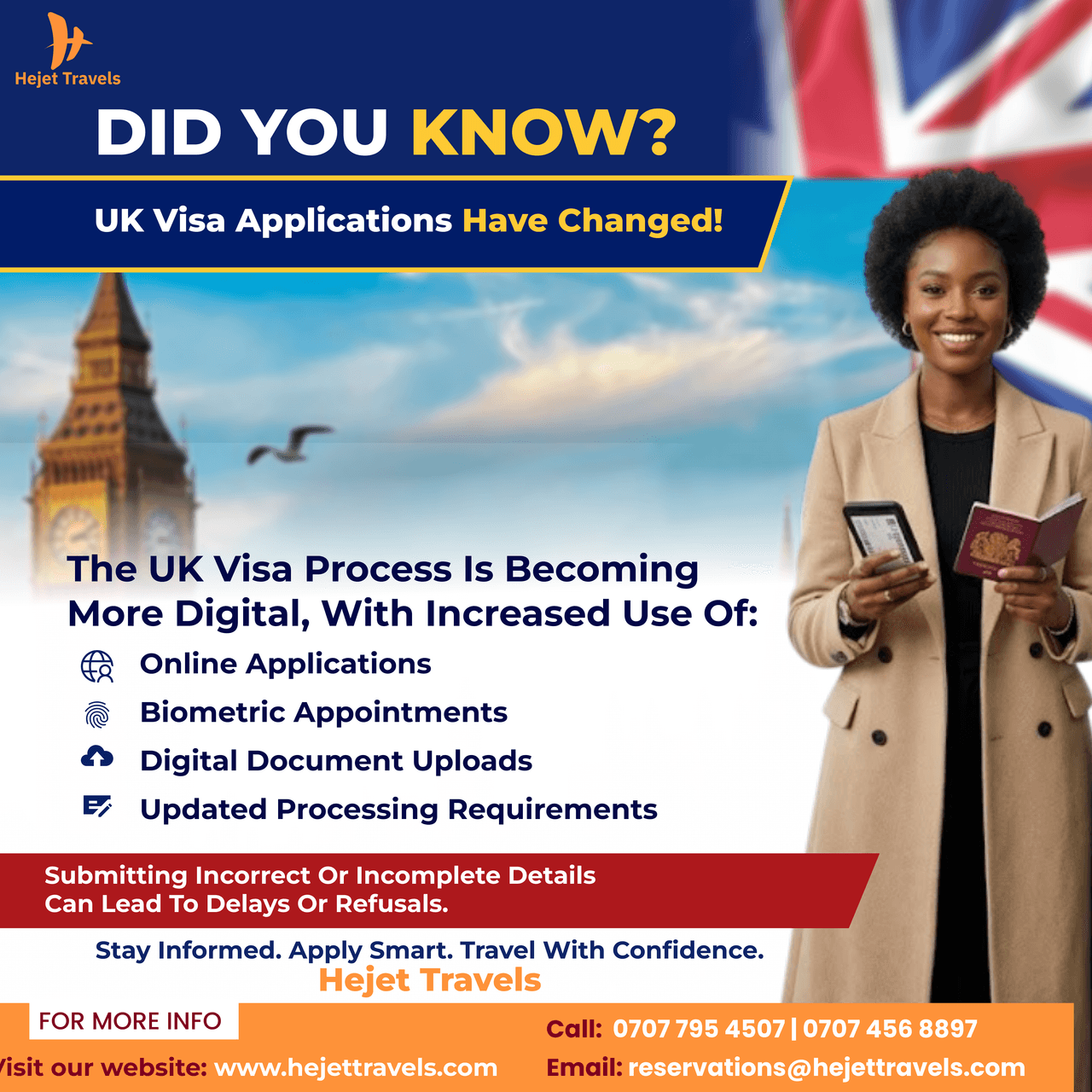 The UK visa journey is now largely online — accuracy matters at every step.